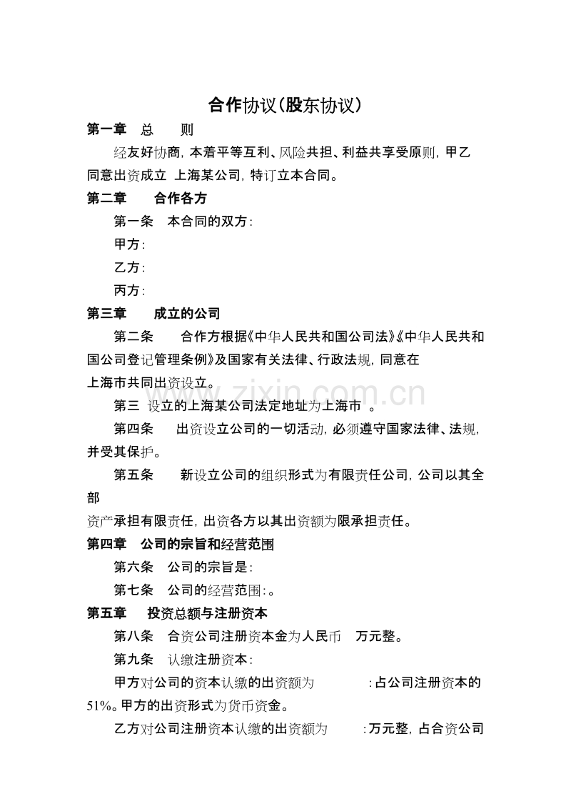股东协议.doc_第1页