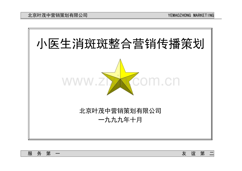 小医生消斑斑整合营销传播策划.doc_第1页
