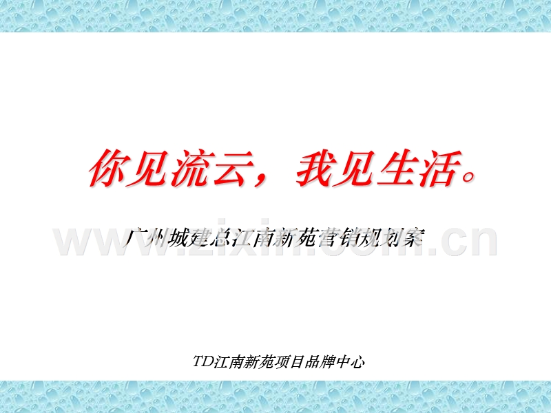 广州城建总江南新苑营销规划案.PPT_第1页