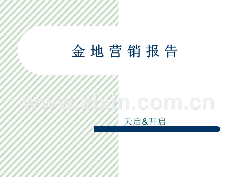 金地营销报告.PPT_第1页