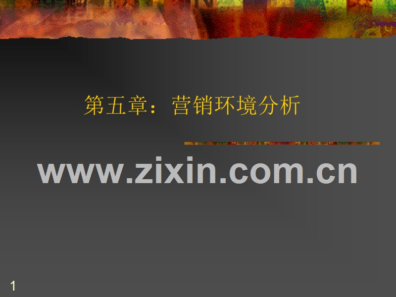 营销环境分析.PPT_第1页