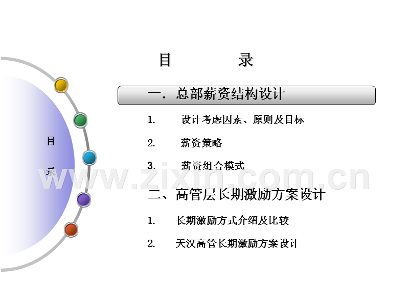 天汉控股集团总部薪资结构设计及高管中长期激励体系设计.ppt_第2页