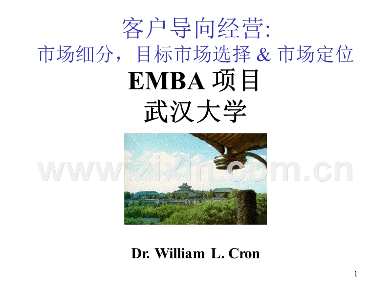 客户导向型的市场细分.PPT_第1页