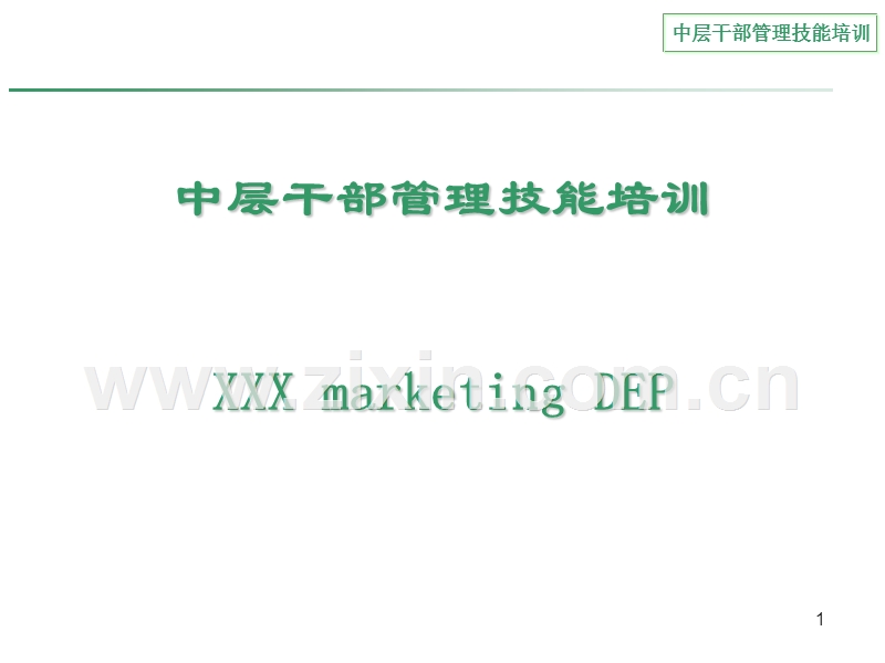 中层干部管理技能培训.ppt_第1页