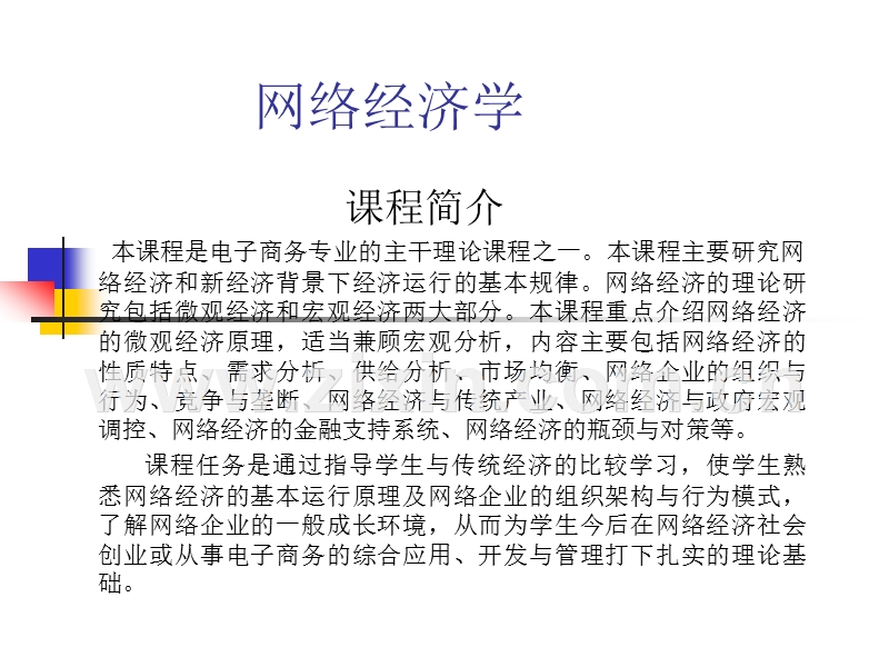 网络经济与网络经济学.PPT_第1页
