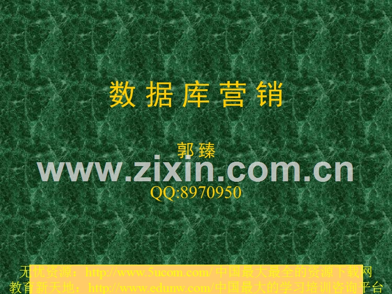 数据库营销.PPT_第1页