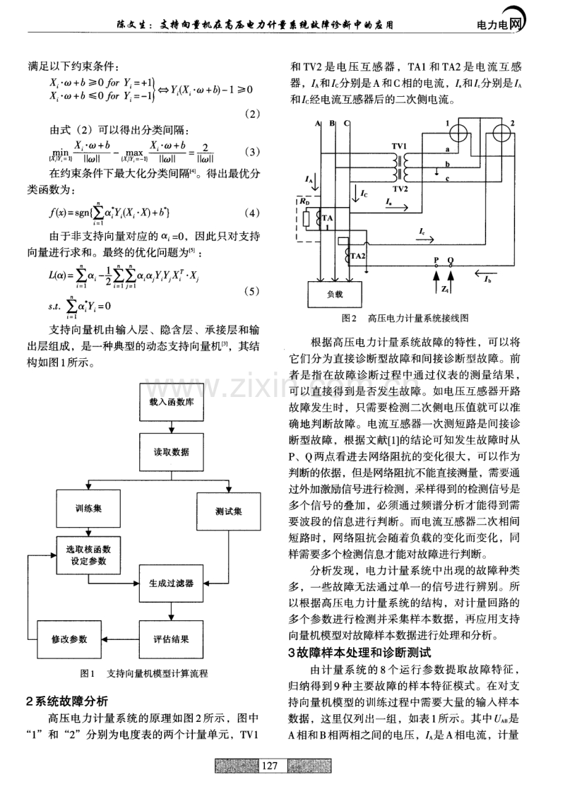 支持向量机在高压电力计量系统故障诊断中的应用.pdf_第2页