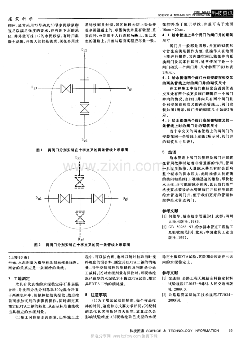 给水管道阀门及阀门井的砌筑.pdf_第2页