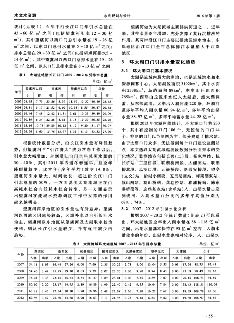 太湖流域沿长江及环太湖引排水量趋势分析.pdf_第2页
