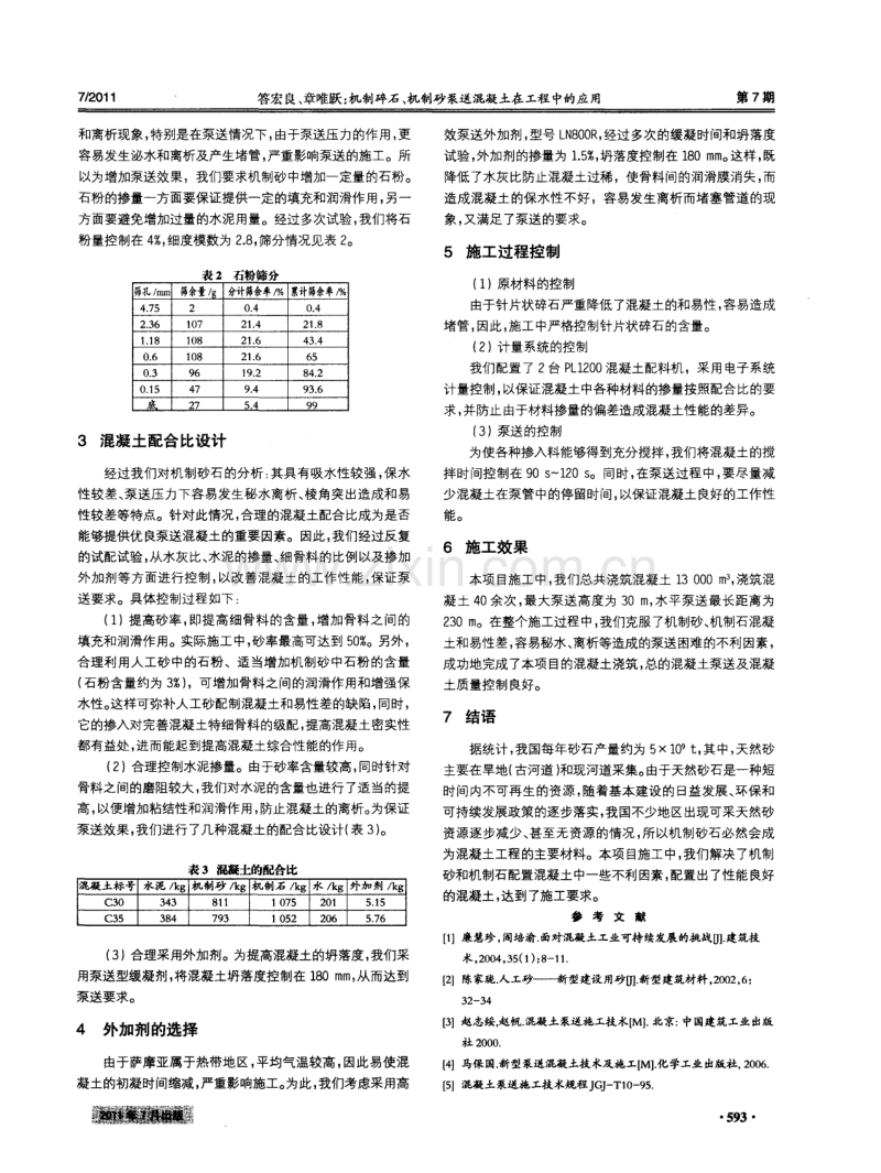 机制碎石、机制砂泵送混凝土在工程中的应用.pdf_第2页
