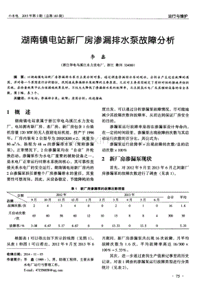 湖南镇电站新厂房渗漏排水泵故障分析.pdf
