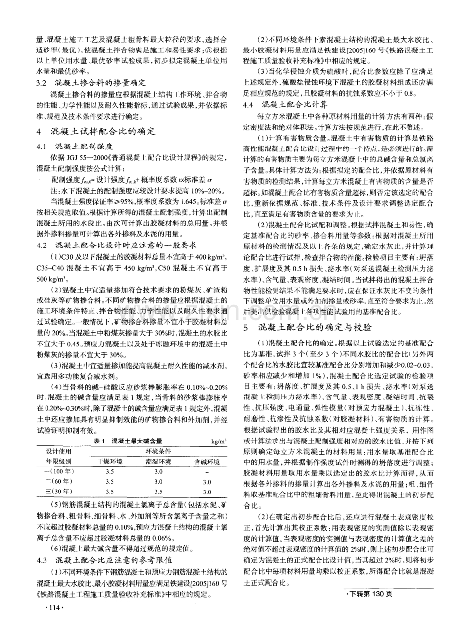浅谈铁路高性能混凝土配合比设计体会.pdf_第2页