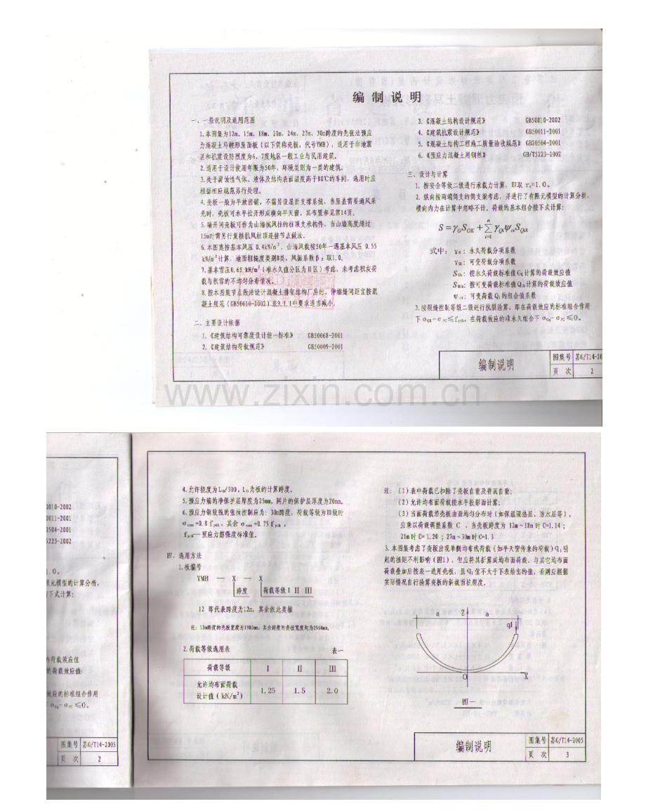 苏GT14-2005 预应力混凝土马鞍型壳板.pdf_第2页