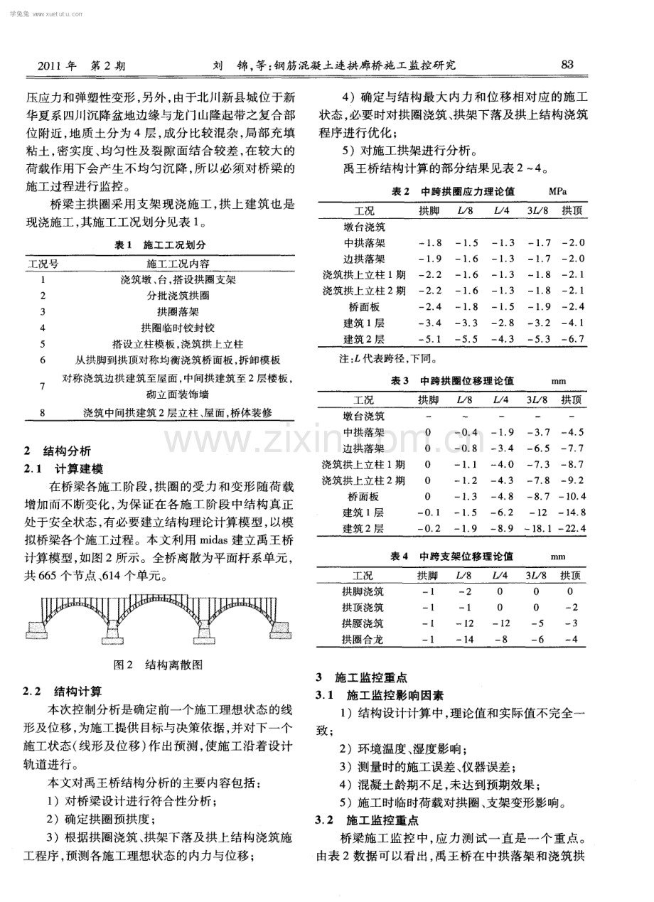 钢筋混凝土连拱廊桥施工监控研究.pdf_第2页