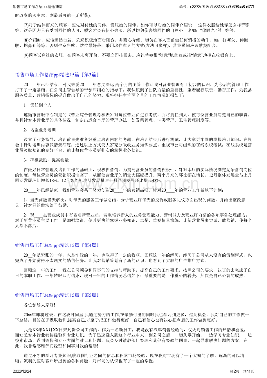 销售市场工作总结ppt15篇.pdf_第2页
