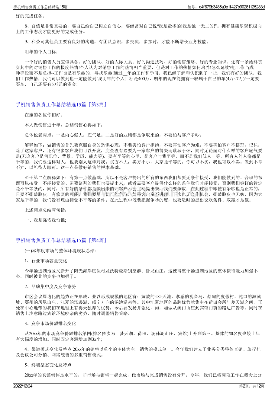 手机销售负责工作总结15篇.pdf_第2页