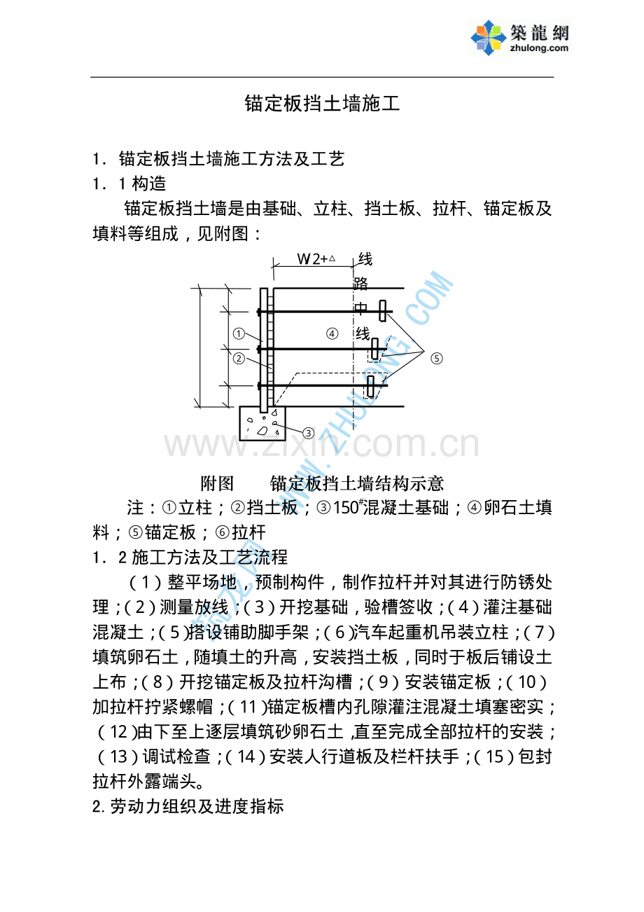 新建铁路工程锚定板挡土墙施工.pdf_第1页