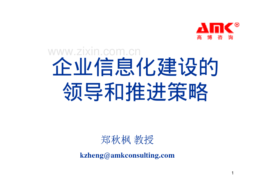 企业信息化建设的领导和推进策略.pdf_第1页