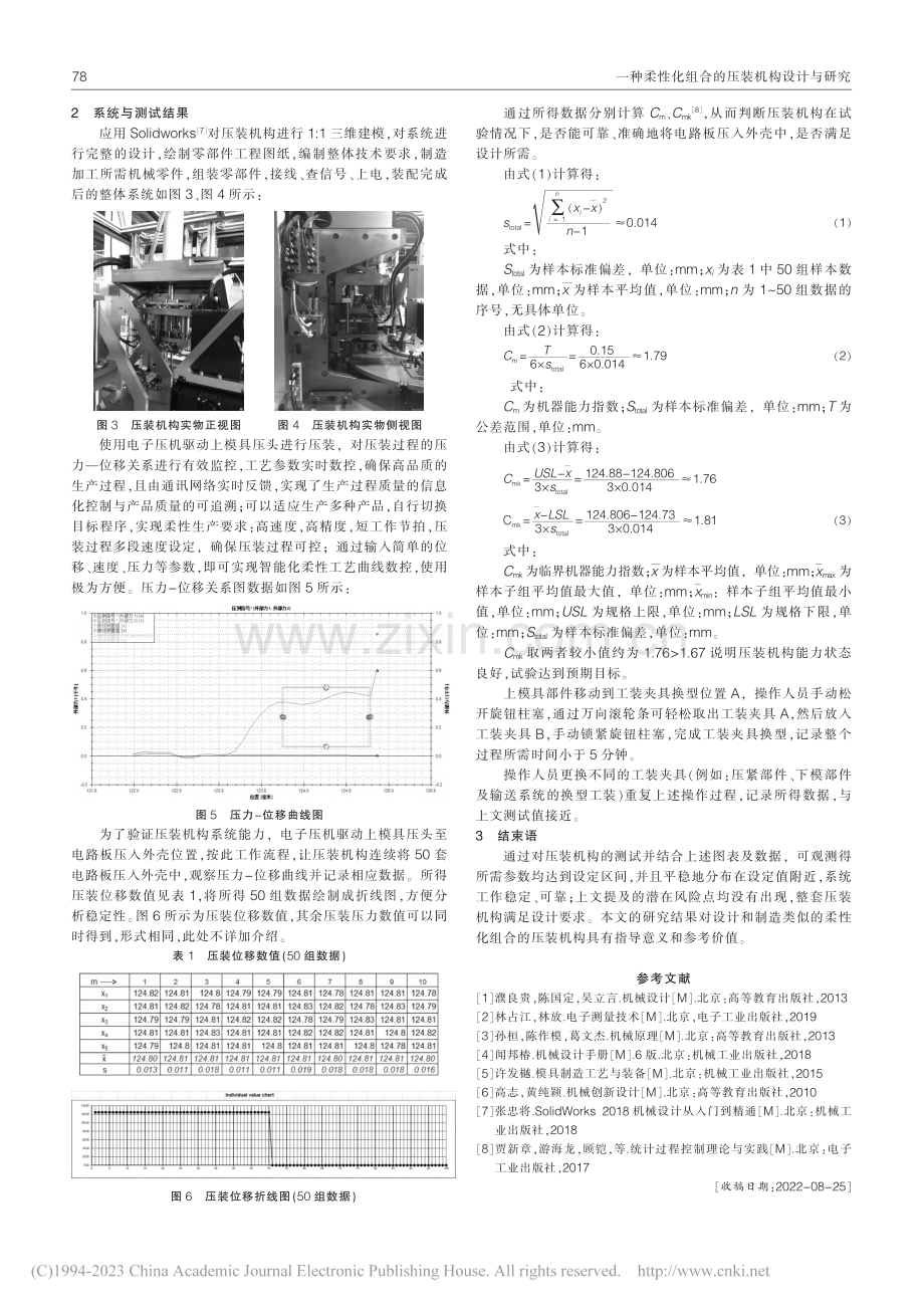 一种柔性化组合的压装机构设计与研究_张贻杰.pdf_第2页