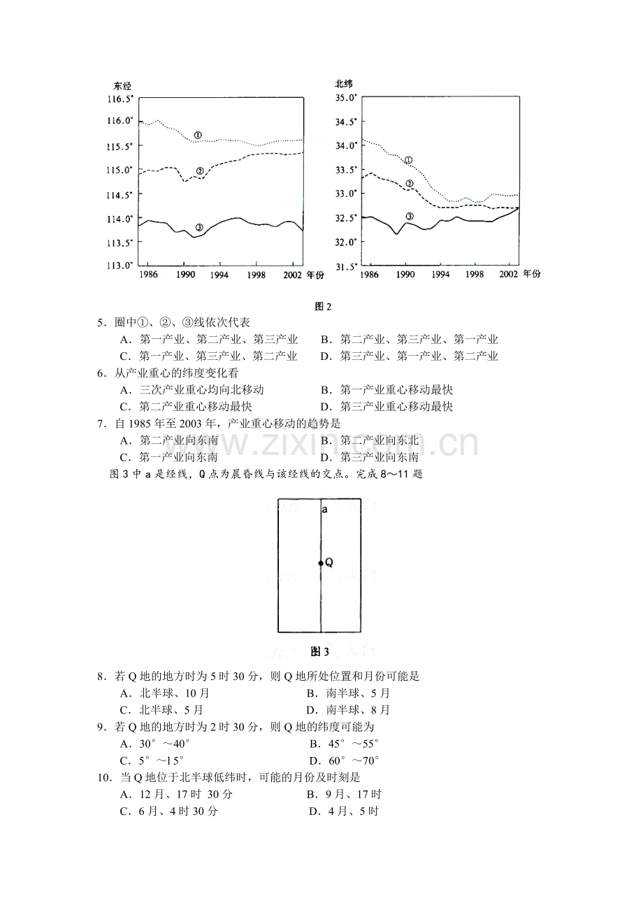 2008年浙江省高考地理（含解析版）.doc_第2页