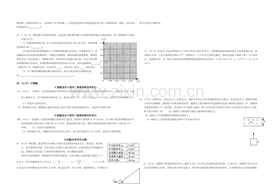 2006年上海市高考物理试题.doc_第3页