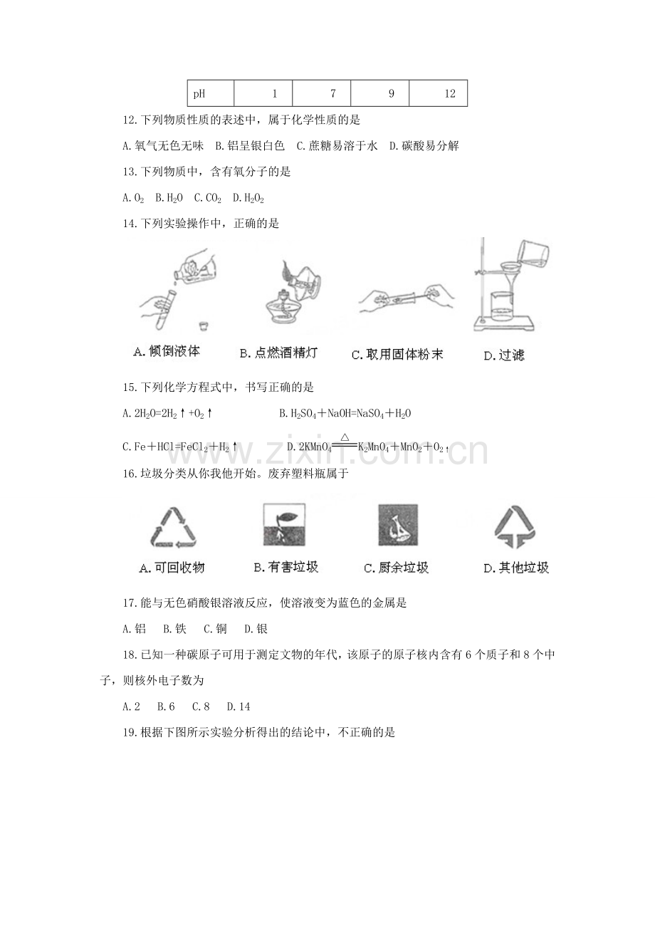 2011北京市中考化学真题及答案.doc_第2页