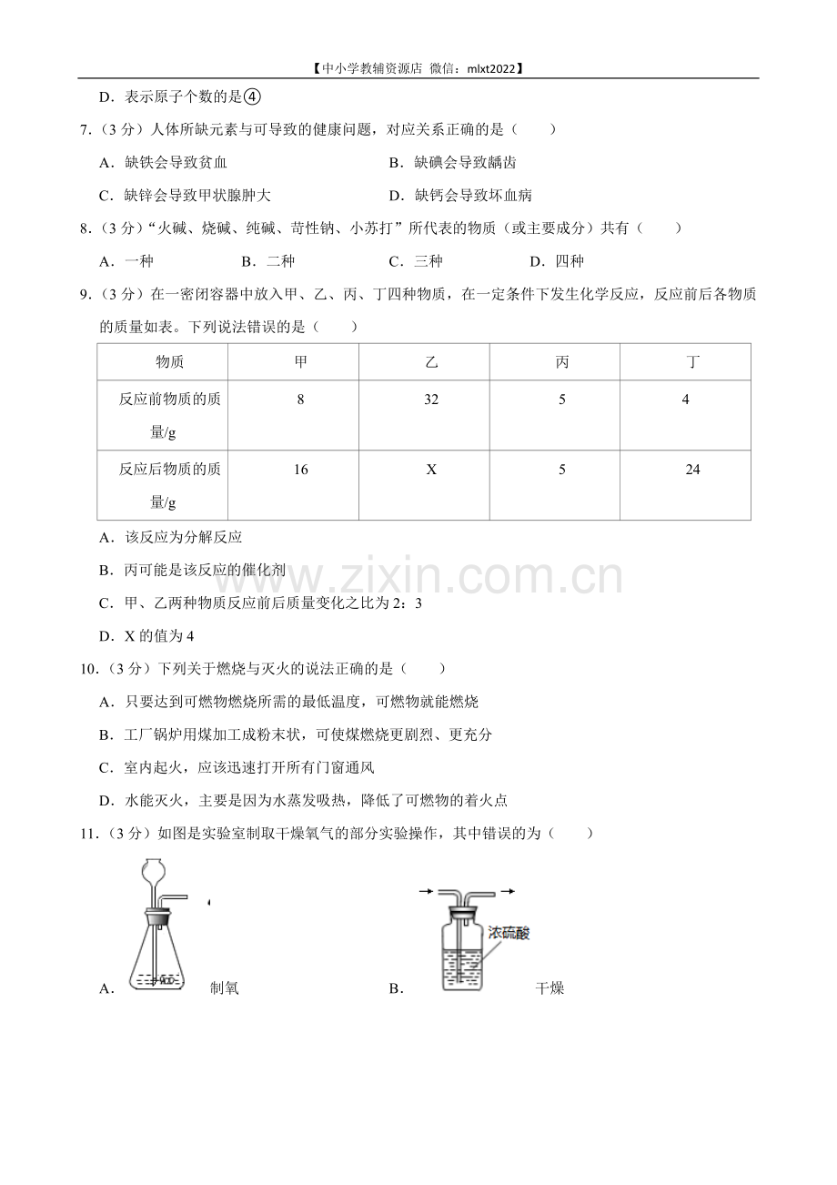 2021年山东省滨州市中考化学真题.doc_第2页