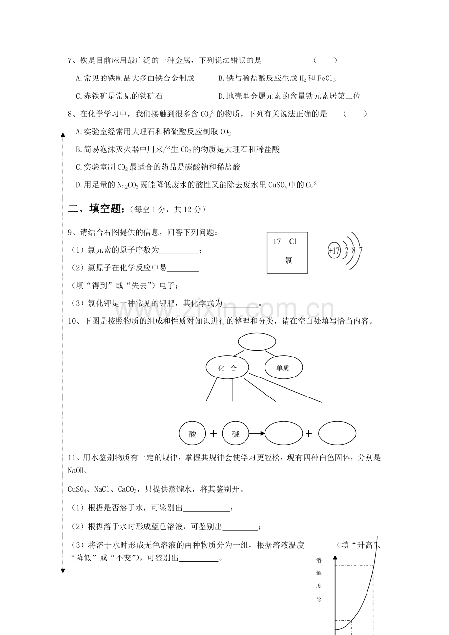 2009年吉林省中考化学试题及答案.docx_第2页