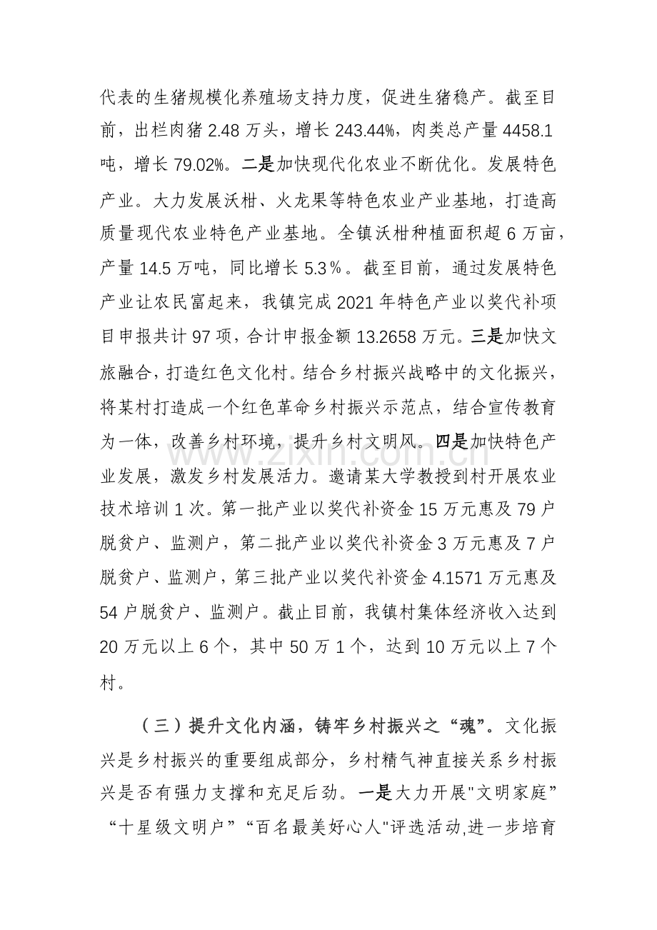 乡镇开展乡村振兴工作总结范文.docx_第2页
