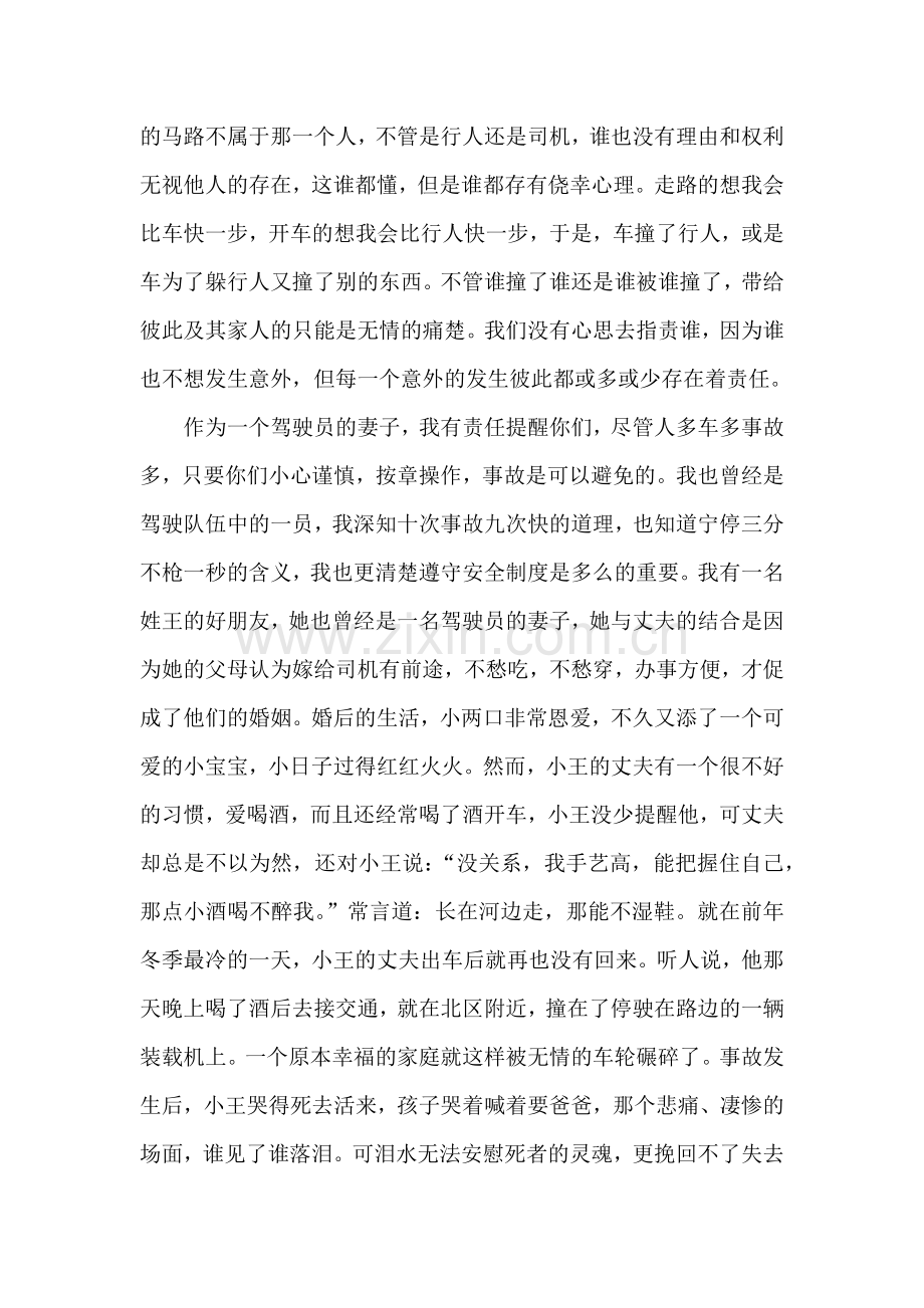 驾驶员妻子的演讲.docx_第2页