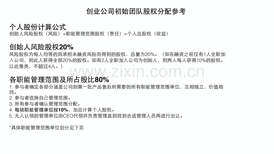 创业公司初始团队股权分配参考.pdf_第1页