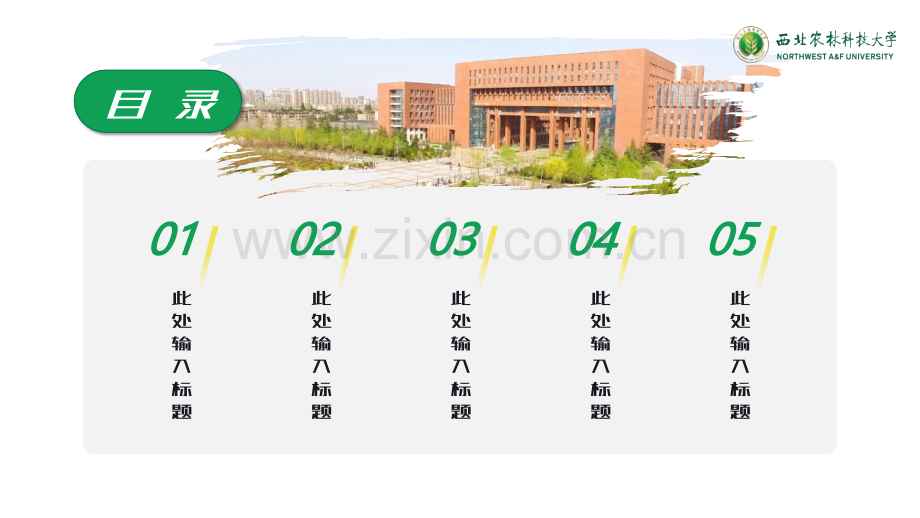 西北农林科技大学-李旭辉-PPT模板.pptx_第2页