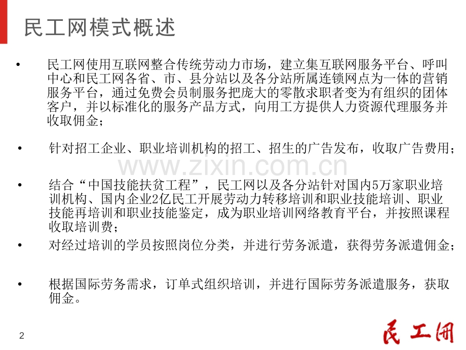中国扶贫开发协会民工网商业计划书.ppt_第2页