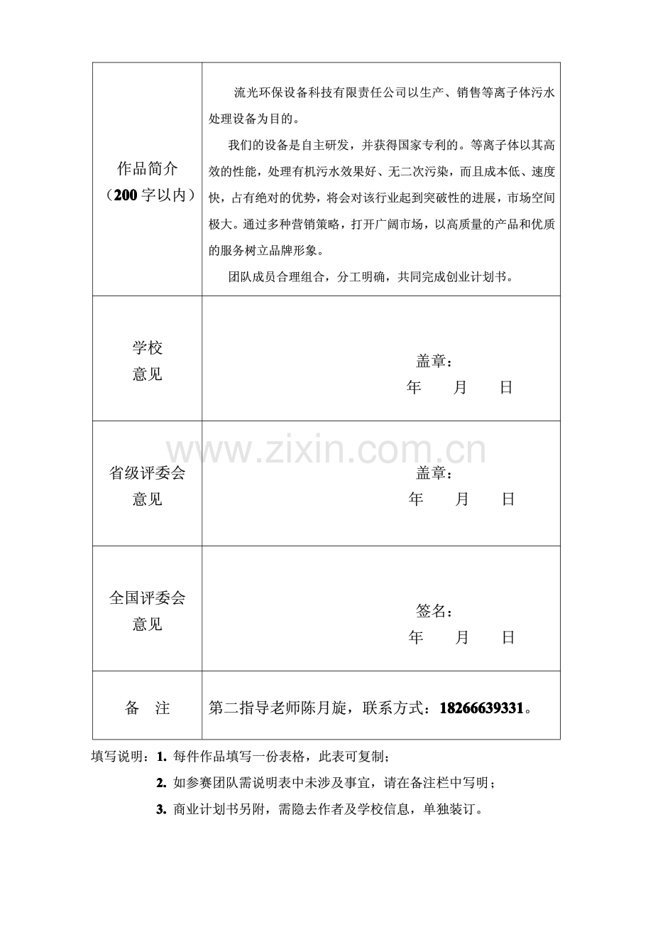 流光环保设备科技有限责任公司创业计划书申报书.pdf_第2页