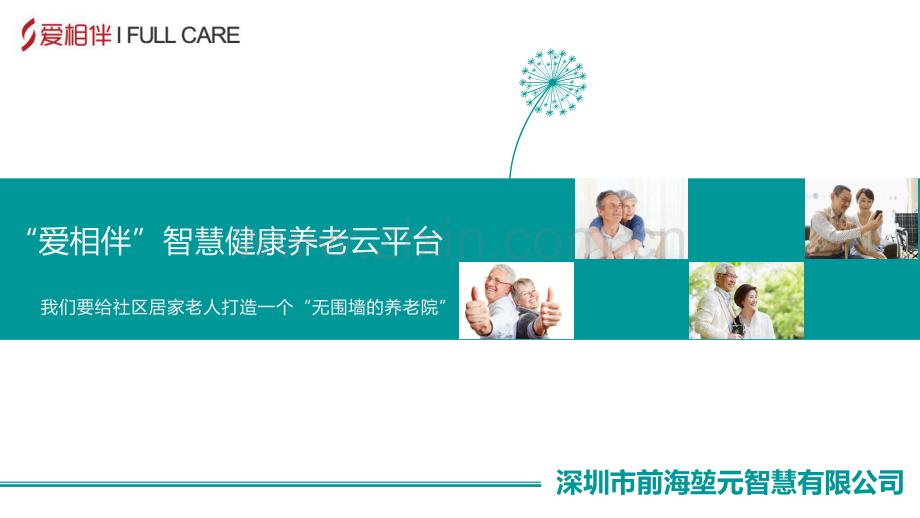 智慧健康养老云平台商业计划书.pdf_第1页