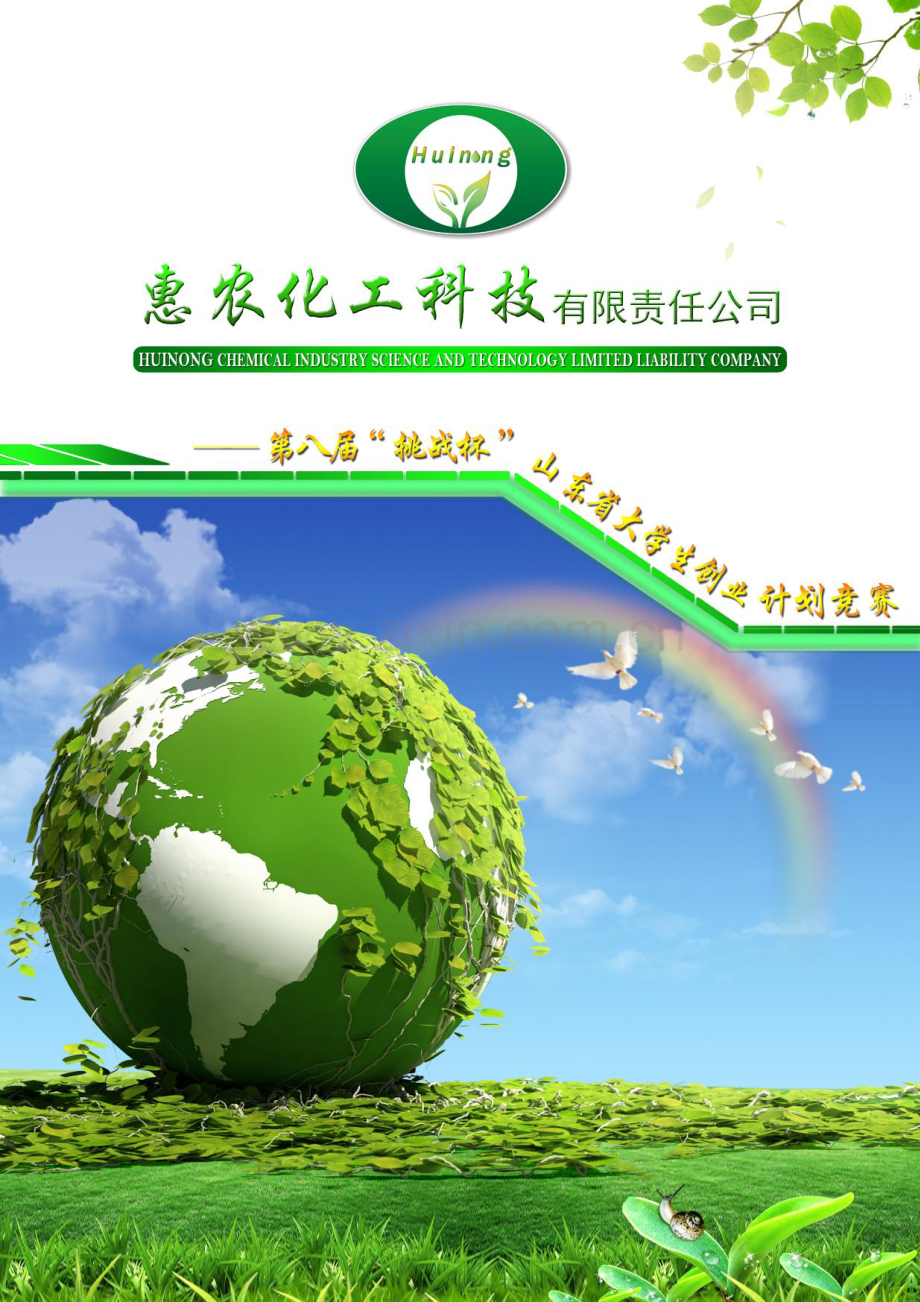 惠农化工科技有限责任公司创业计划书.pdf_第1页