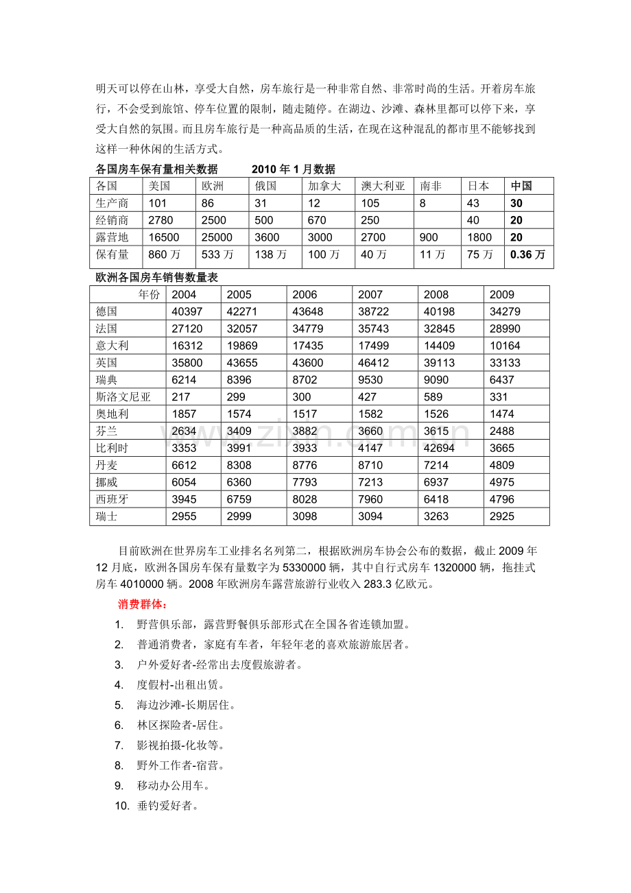 旅居型房车商业计划书 .doc_第2页