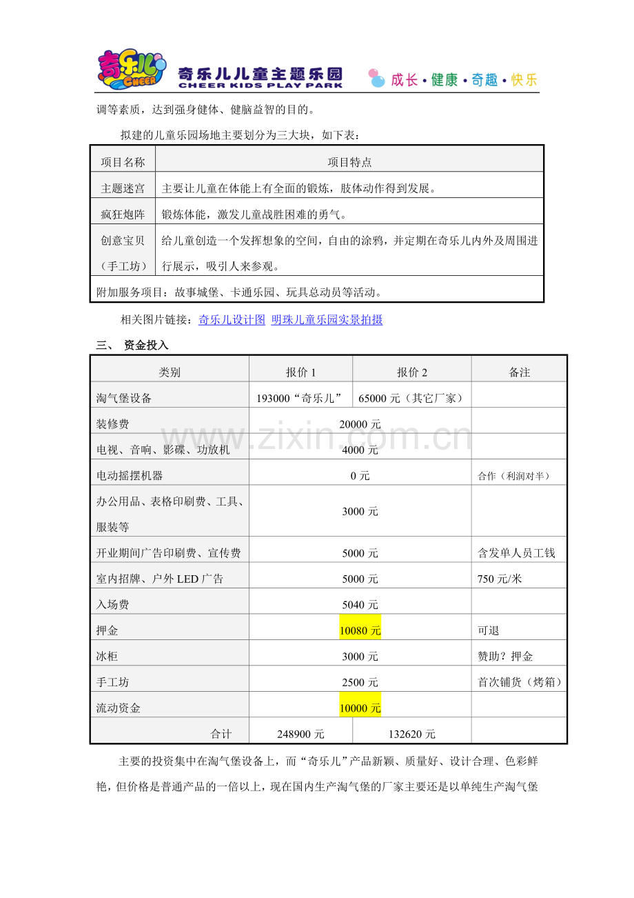 儿童乐园商业计划书 .doc_第2页