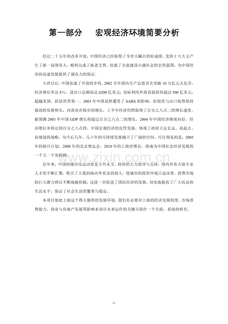 10万平米社区商业市场报告1.doc_第1页
