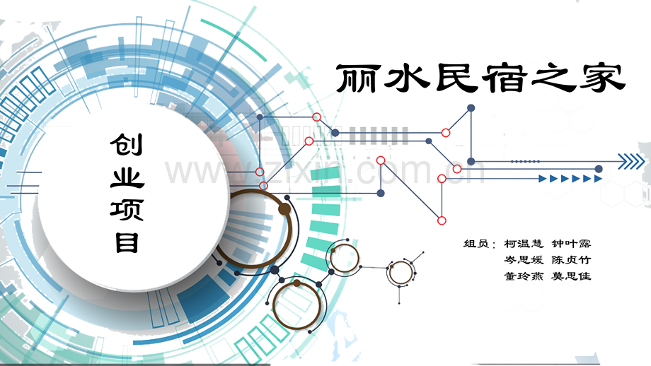 丽水民宿之家创业项目 .pptx_第1页