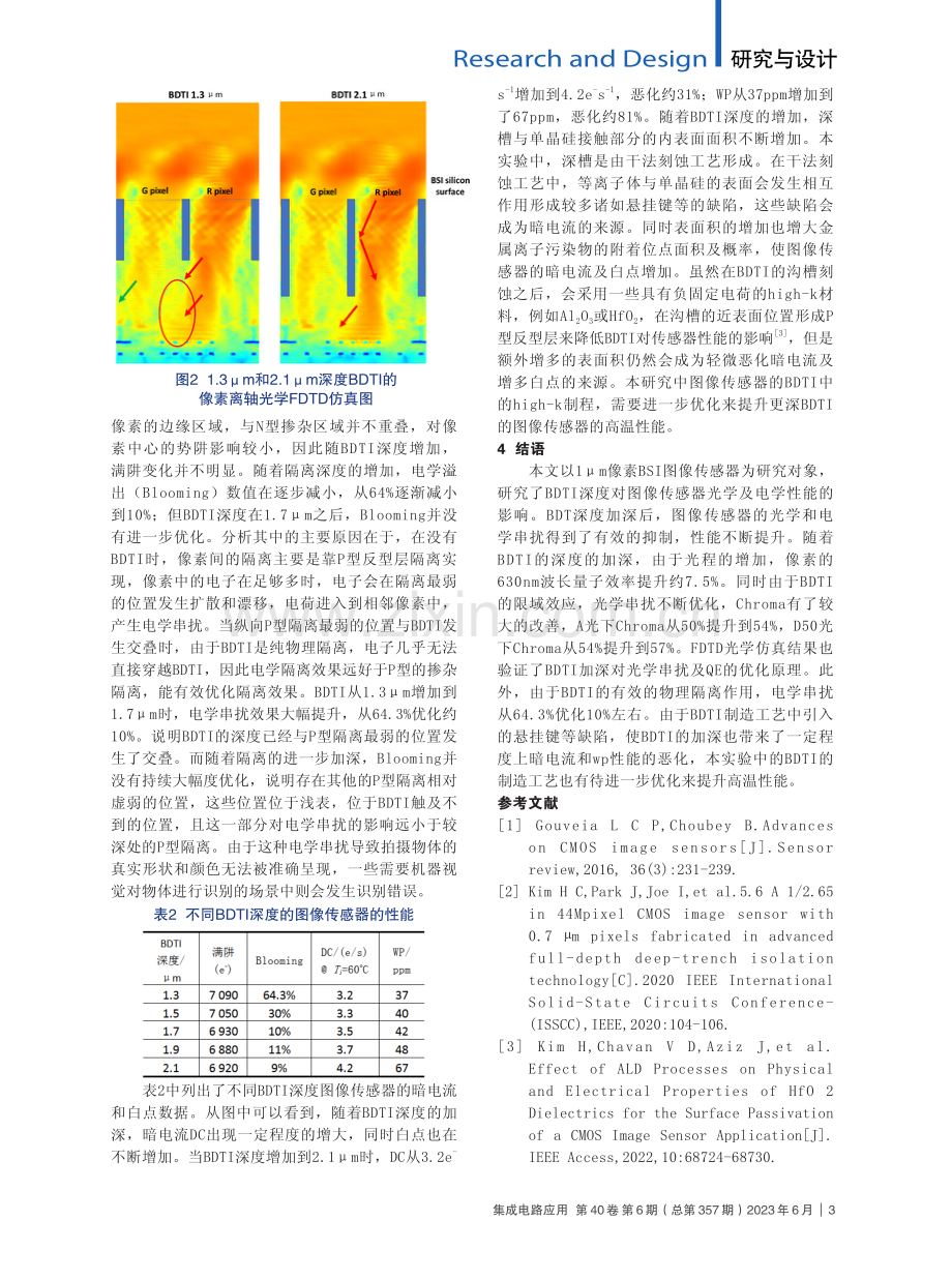BDTI深度对CMOS图像传感器性能影响的分析.pdf_第3页
