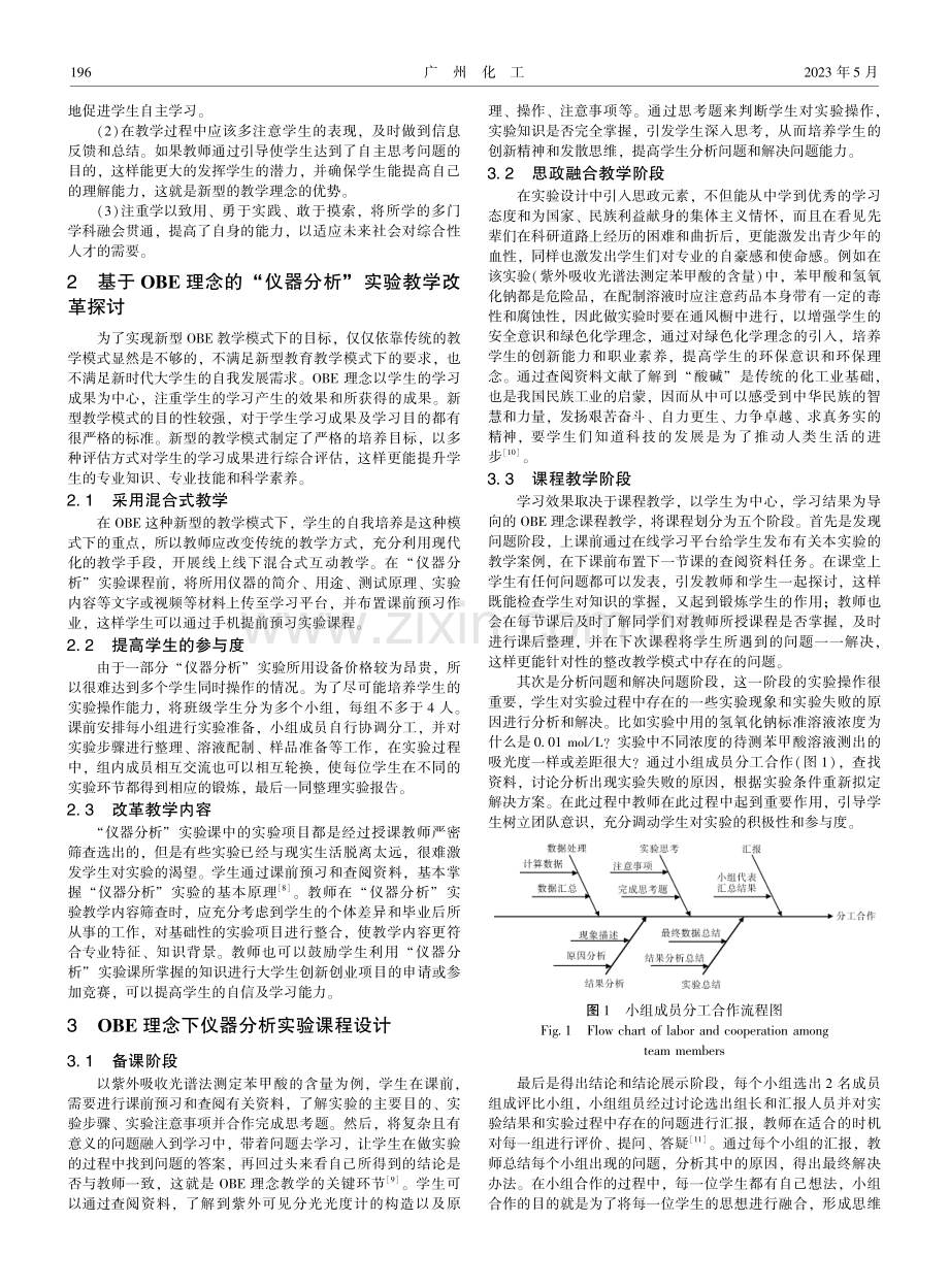 OBE理念下仪器分析实验课程教学设计.pdf_第2页