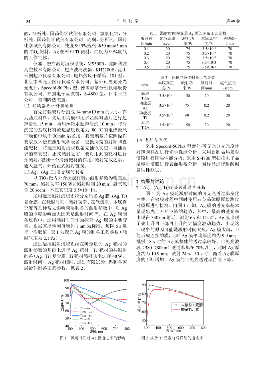 %28Ag%2CTi%29复合膜层的制备及光热性能研究.pdf_第2页