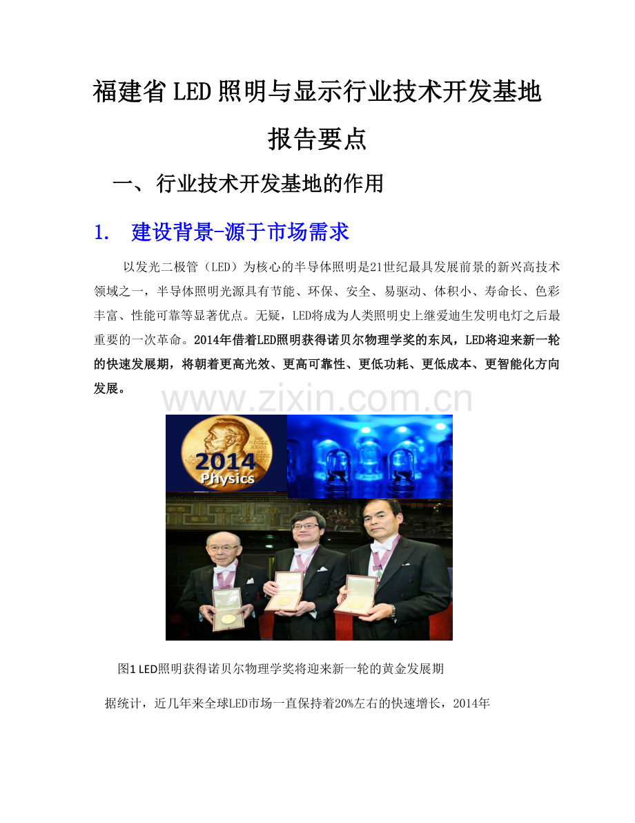 LED行业技术开发基地报告要点.docx_第1页