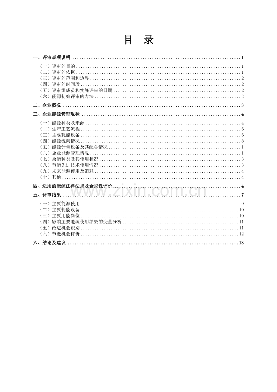 初始能源评审报告模板.doc_第2页