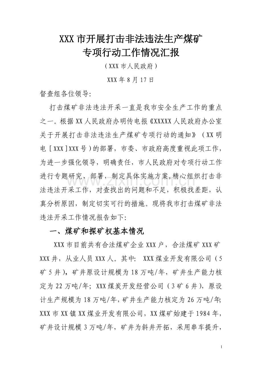 打非专项行动情况报告.doc_第1页