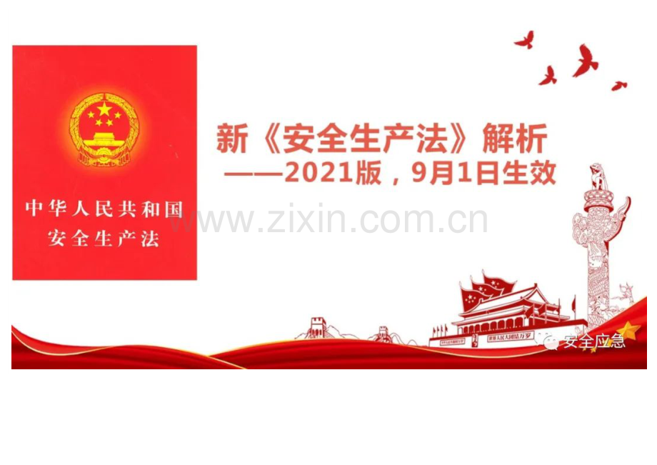 新《安全生产法》解析及安全生产法律法规培训.docx_第1页