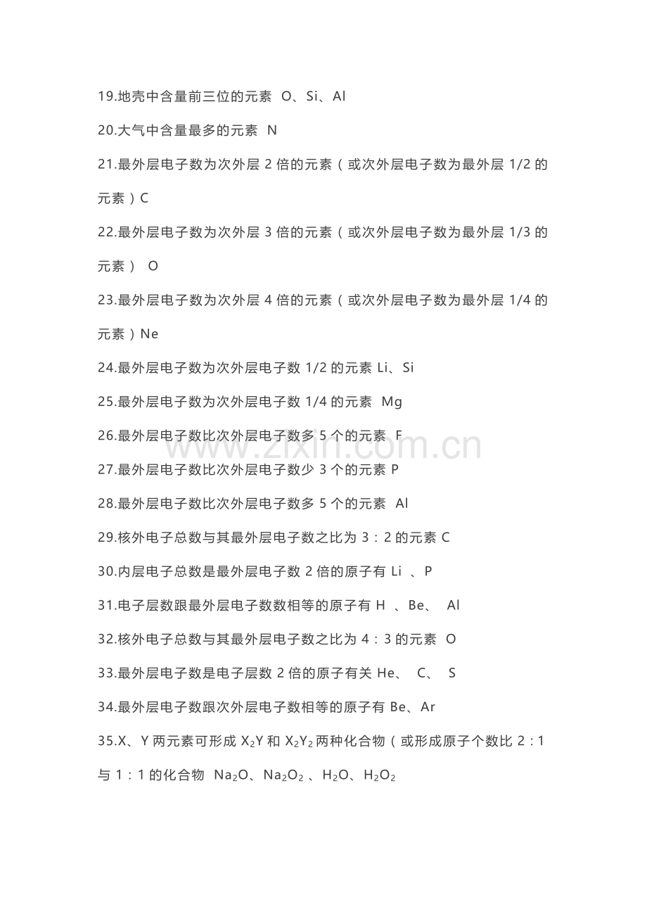 高考化学专题之75条推断题知识.docx_第2页