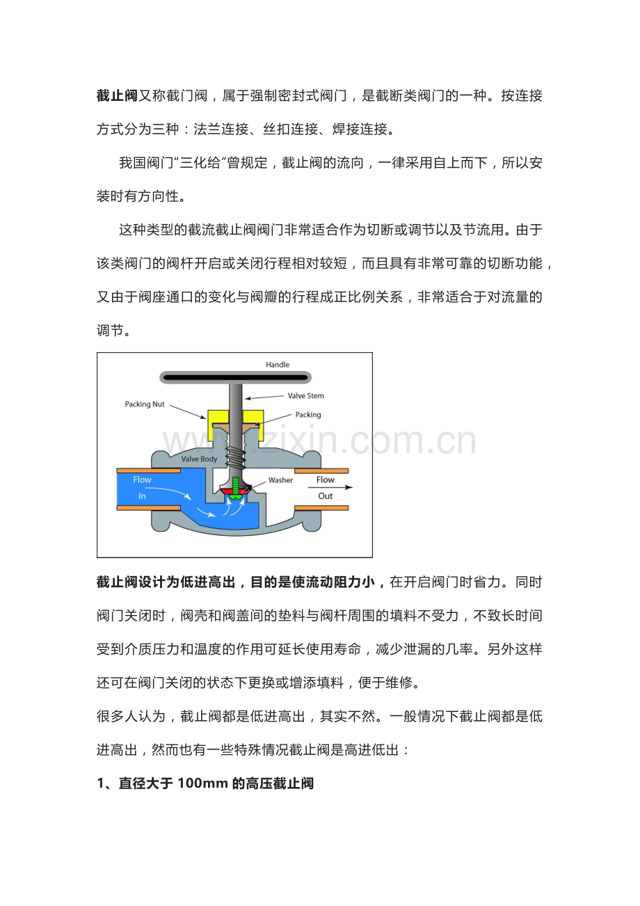 截止阀为什么要低进高出.docx_第1页