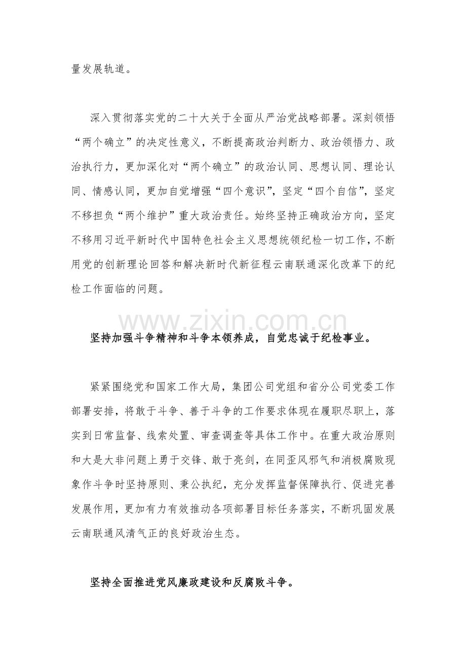 【合编2篇文】纪委书记2023年在主题教育专题研讨发言稿.docx_第2页
